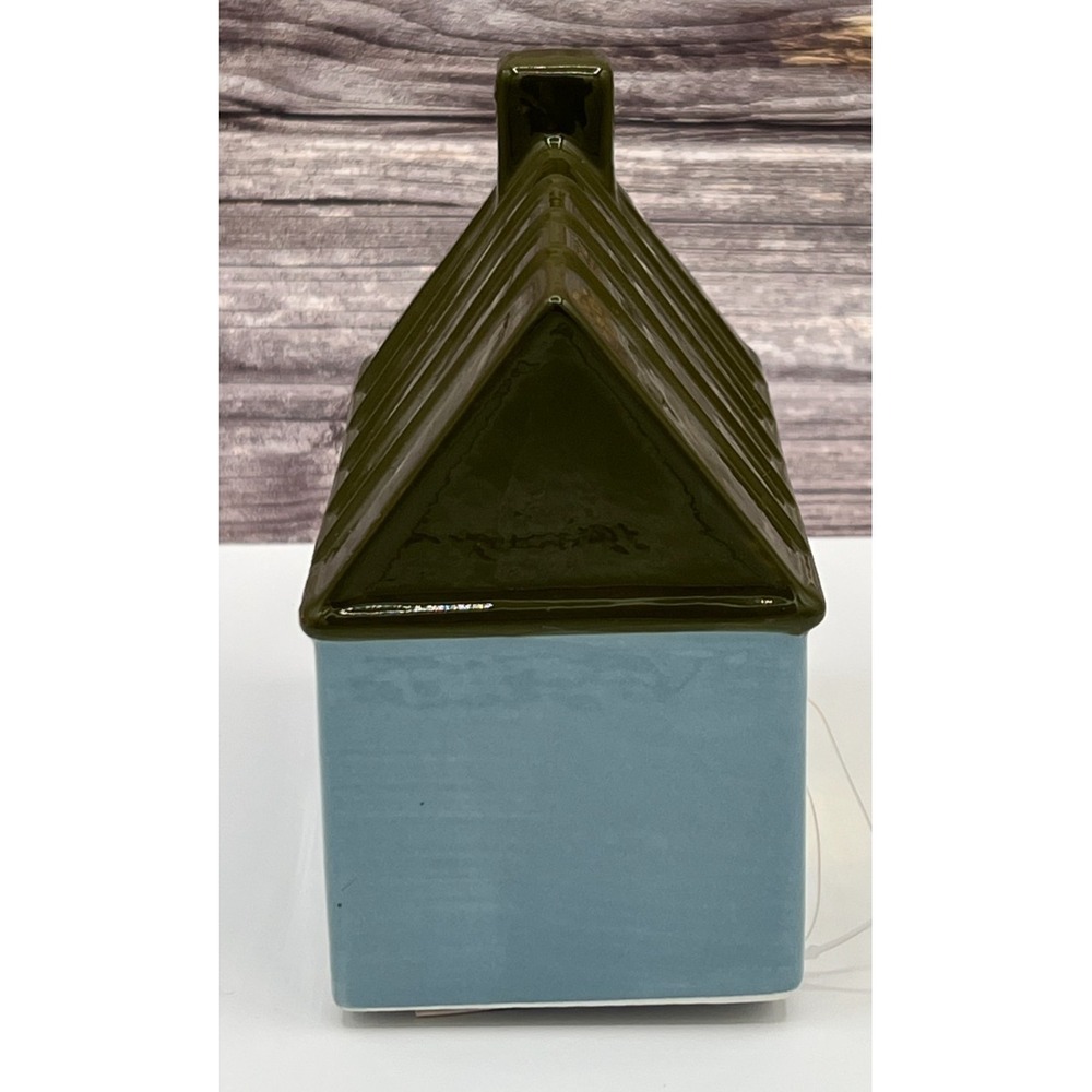 Target Bullseye ~ 5" Blue Ceramic LED Light Up House Village Easter Spring 2026 - Picture 7 of 7